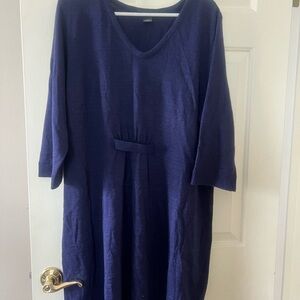 Lane Bryant purple sweater dress